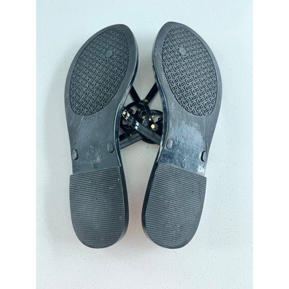 TORY BURCH MINI MILLER BLACK SLIDE SANDALS SIZE 10 - Picture 5 of 8